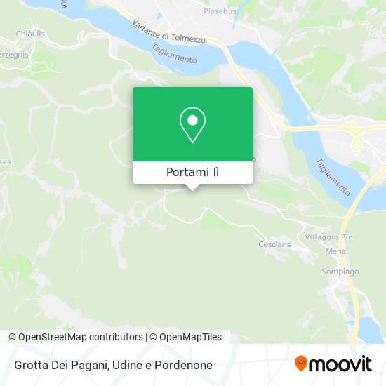 Mappa Grotta Dei Pagani