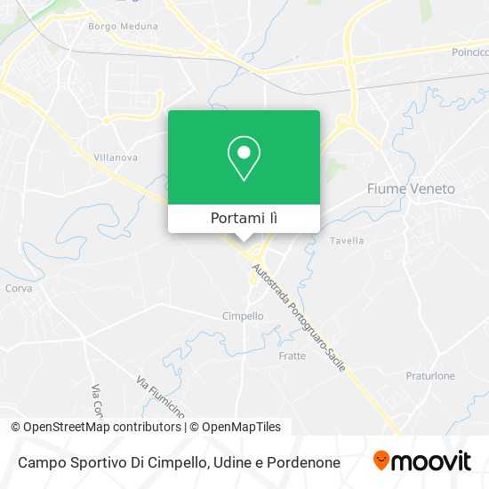 Mappa Campo Sportivo Di Cimpello