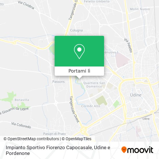 Mappa Impianto Sportivo Fiorenzo Capocasale