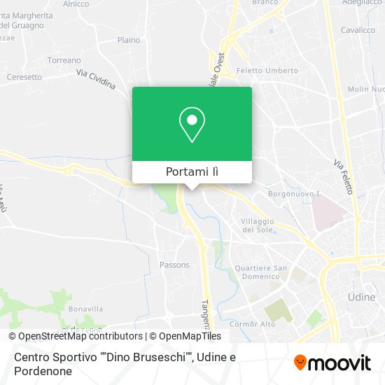 Mappa Centro Sportivo ""Dino Bruseschi""
