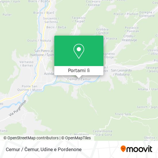 Mappa Cemur / Čemur