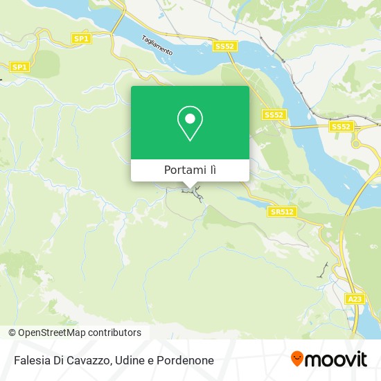Mappa Falesia Di Cavazzo