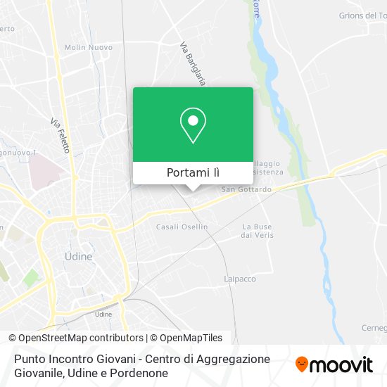 Mappa Punto Incontro Giovani - Centro di Aggregazione Giovanile