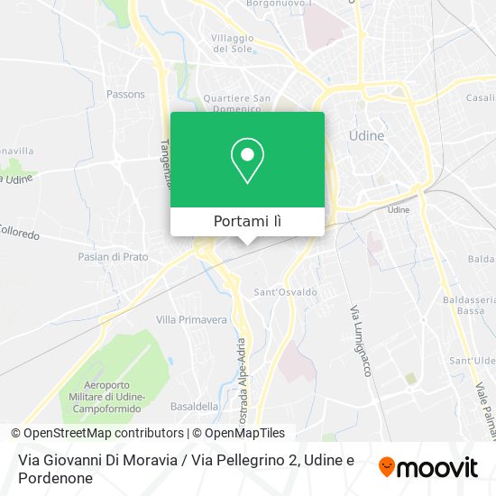 Mappa Via Giovanni Di Moravia / Via Pellegrino 2