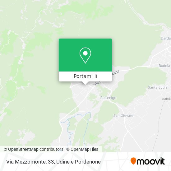 Mappa Via Mezzomonte, 33