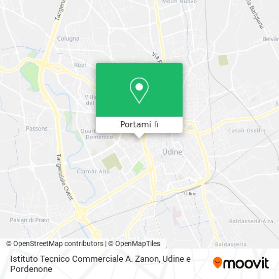 Mappa Istituto Tecnico Commerciale A. Zanon
