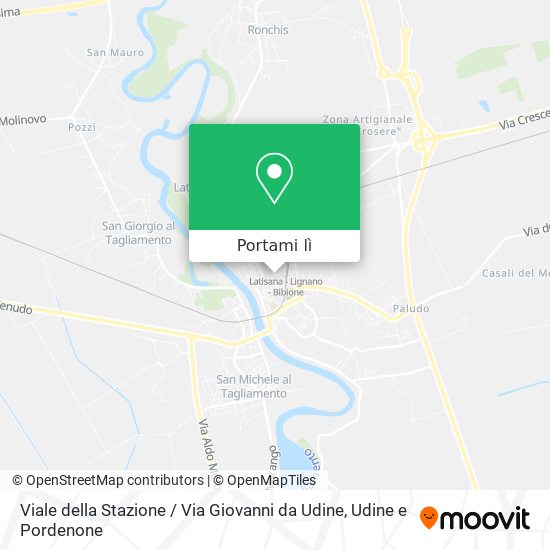 Mappa Viale della Stazione / Via Giovanni da Udine