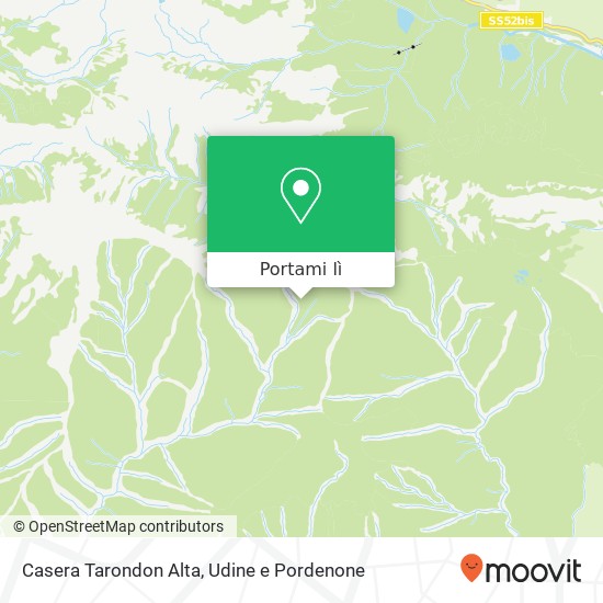 Mappa Casera Tarondon Alta