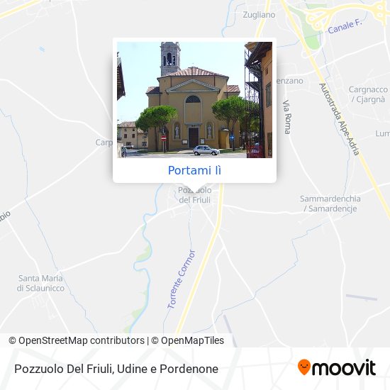 Mappa Pozzuolo Del Friuli