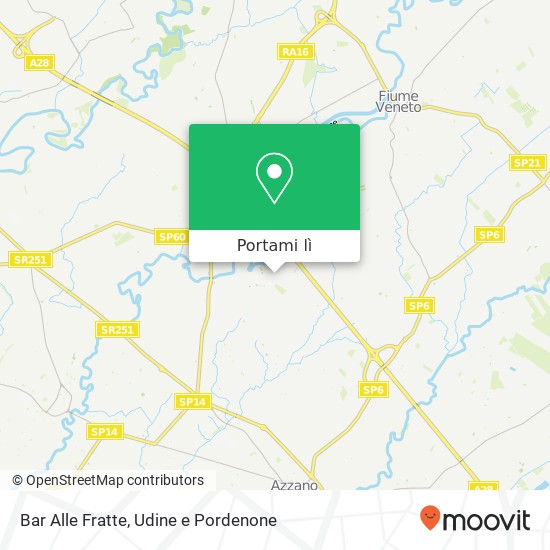 Mappa Bar Alle Fratte