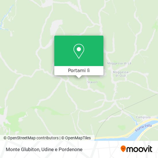 Mappa Monte Glubiton