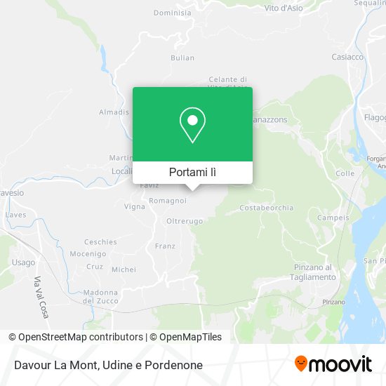 Mappa Davour La Mont