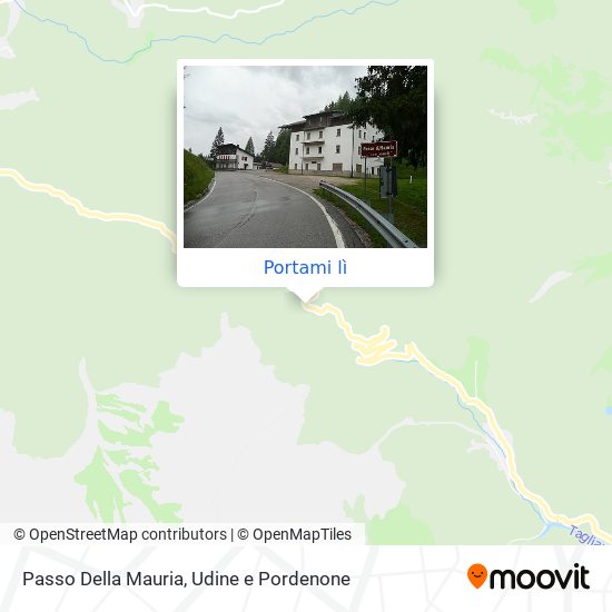Mappa Passo Della Mauria