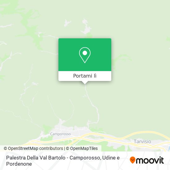 Mappa Palestra Della Val Bartolo - Camporosso