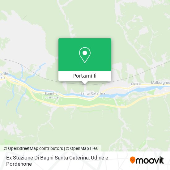 Mappa Ex Stazione Di Bagni Santa Caterina