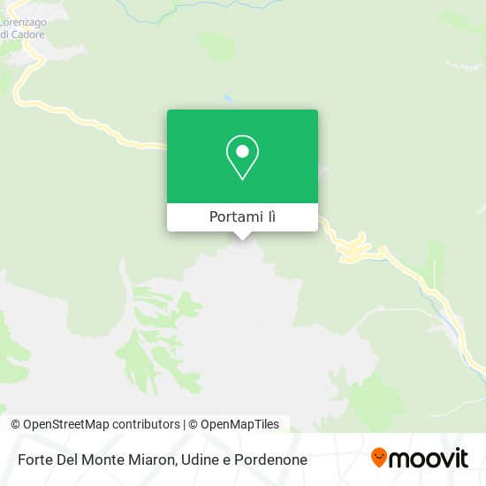Mappa Forte Del Monte Miaron