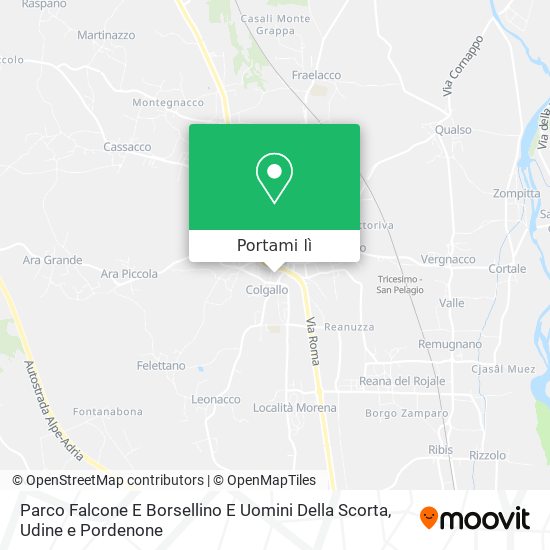 Mappa Parco Falcone E Borsellino E Uomini Della Scorta