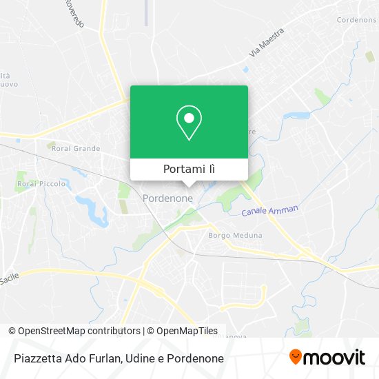 Mappa Piazzetta Ado Furlan