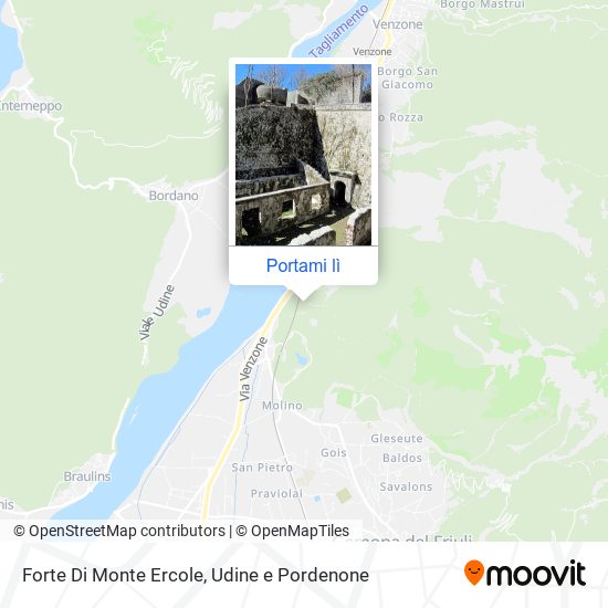 Mappa Forte Di Monte Ercole