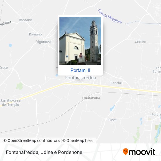 Mappa Fontanafredda