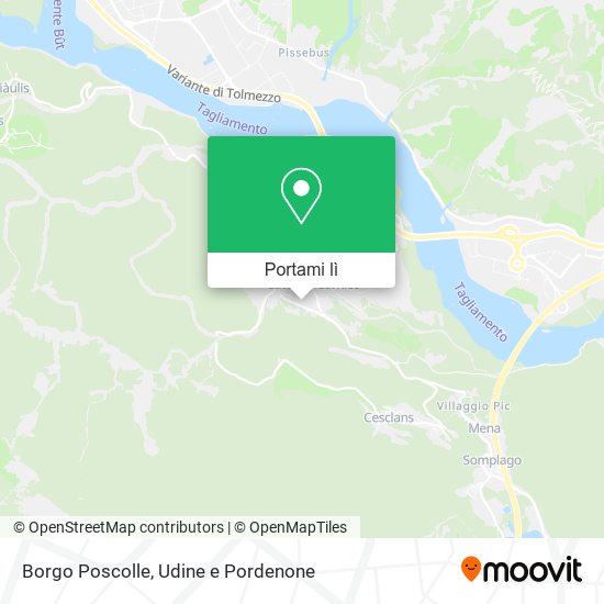 Mappa Borgo Poscolle