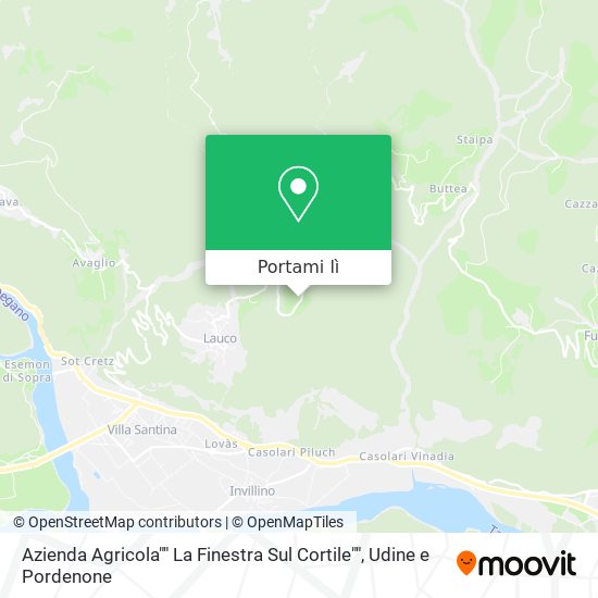 Mappa Azienda Agricola"" La Finestra Sul Cortile""