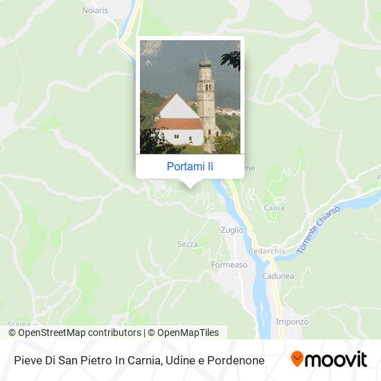 Mappa Pieve Di San Pietro In Carnia