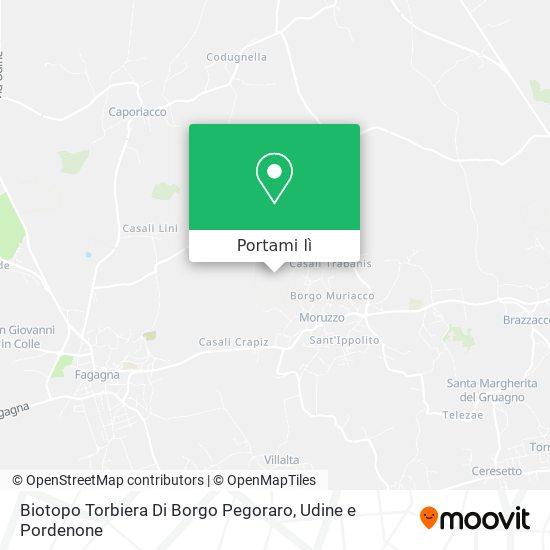 Mappa Biotopo Torbiera Di Borgo Pegoraro