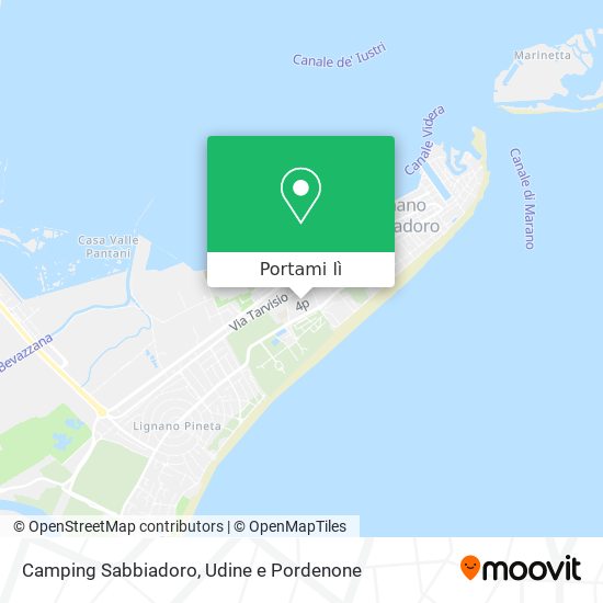 Mappa Camping Sabbiadoro