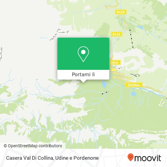 Mappa Casera Val Di Collina