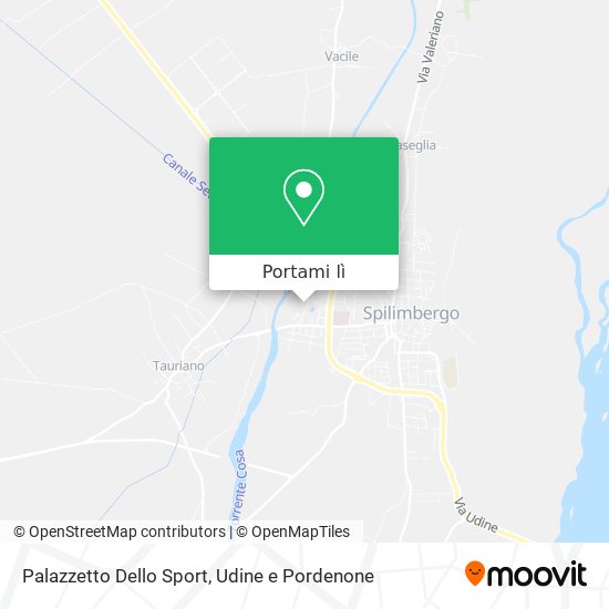 Mappa Palazzetto Dello Sport