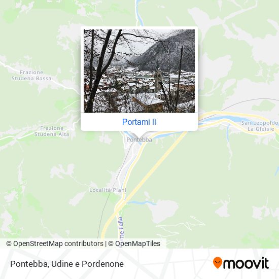 Mappa Pontebba