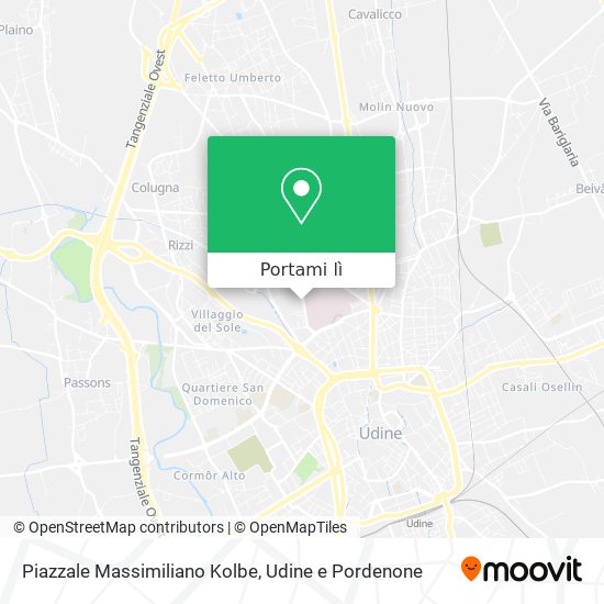 Mappa Piazzale Massimiliano Kolbe