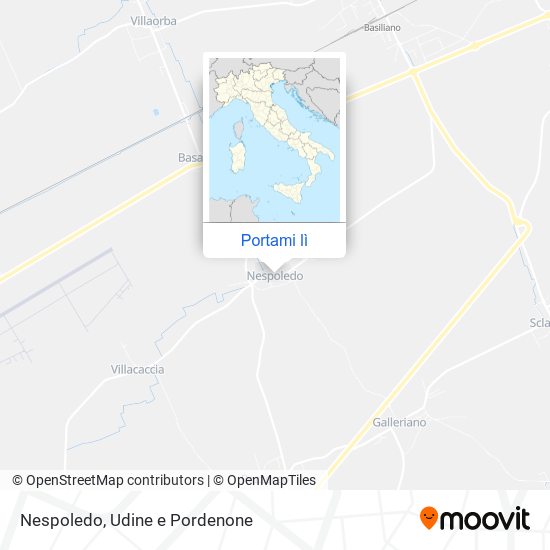 Mappa Nespoledo