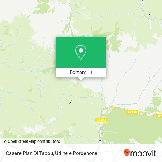 Mappa Casere Plan Di Tapou