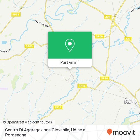 Mappa Centro Di Aggregazione Giovanile