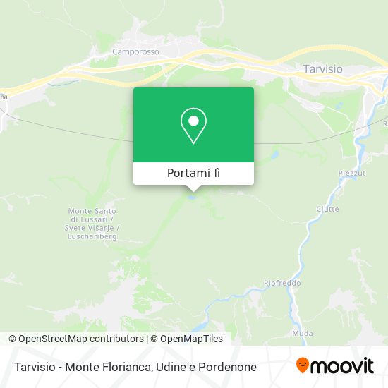 Mappa Tarvisio - Monte Florianca