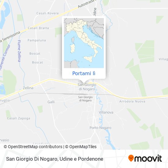 Mappa San Giorgio Di Nogaro