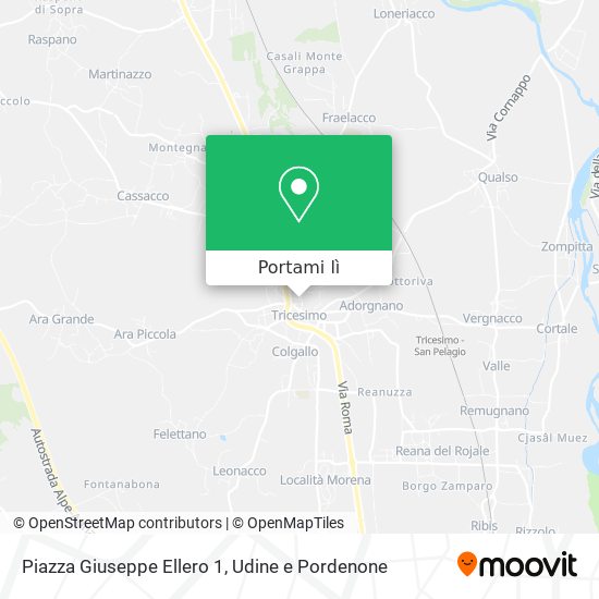Mappa Piazza Giuseppe Ellero  1
