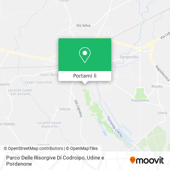 Mappa Parco Delle Risorgive Di Codroipo