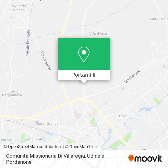 Mappa Comunità Missionaria Di Villaregia