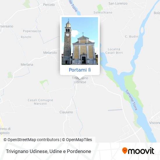 Mappa Trivignano Udinese