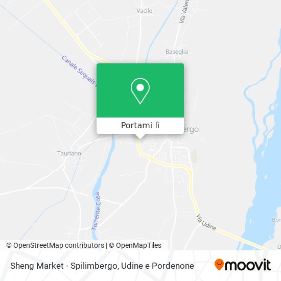 Mappa Sheng Market - Spilimbergo