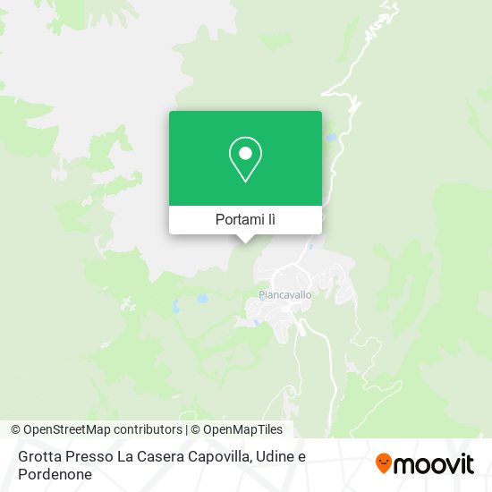 Mappa Grotta Presso La Casera Capovilla