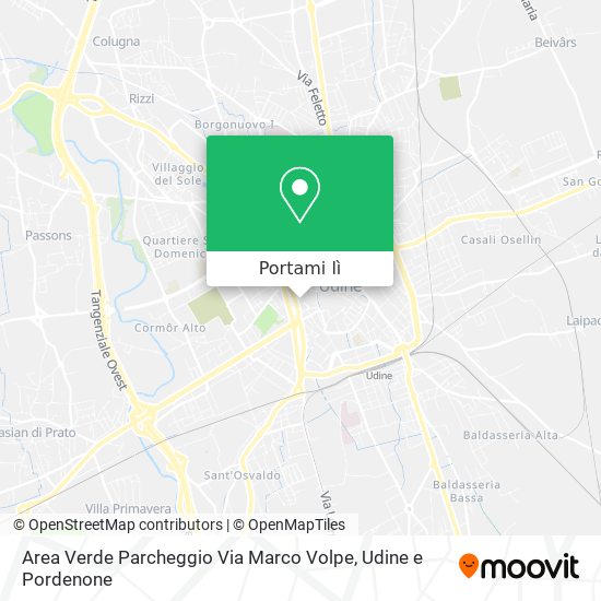 Mappa Area Verde Parcheggio Via Marco Volpe