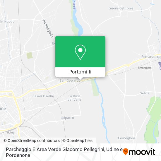 Mappa Parcheggio E Area Verde Giacomo Pellegrini