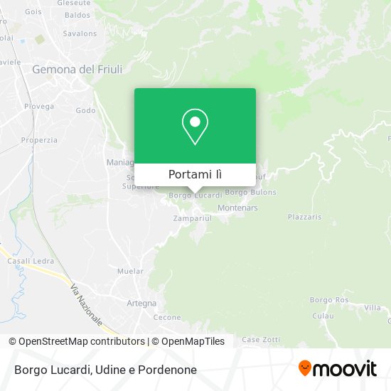 Mappa Borgo Lucardi