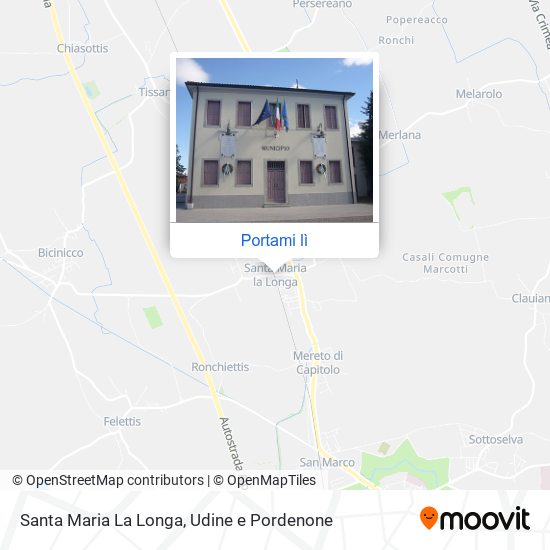 Mappa Santa Maria La Longa