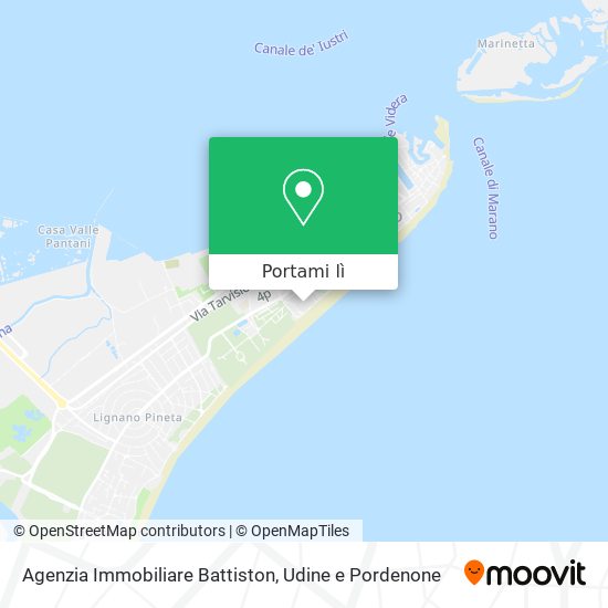 Mappa Agenzia Immobiliare Battiston