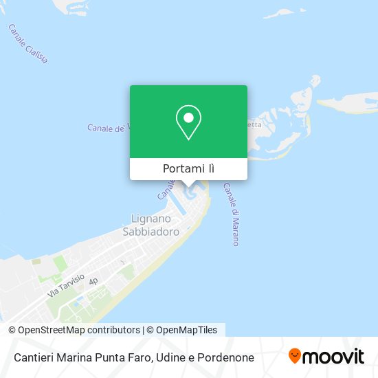 Mappa Cantieri Marina Punta Faro